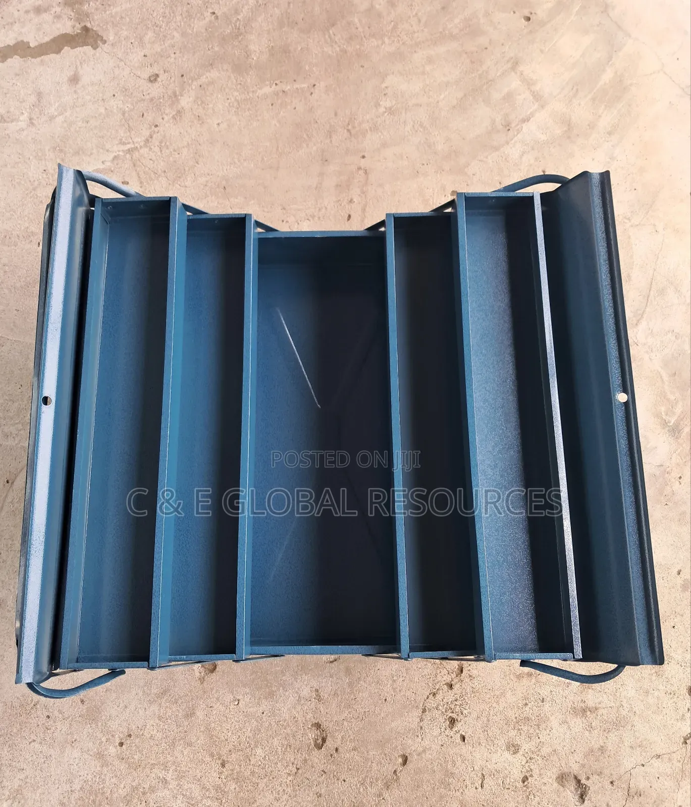 Empty Metal Tools Box