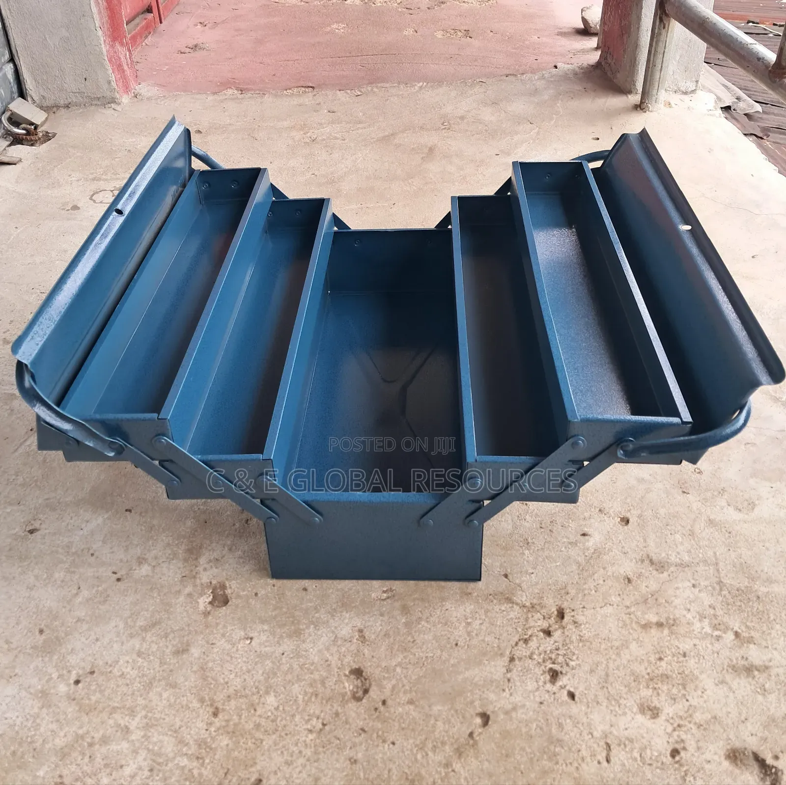 Empty Metal Tools Box