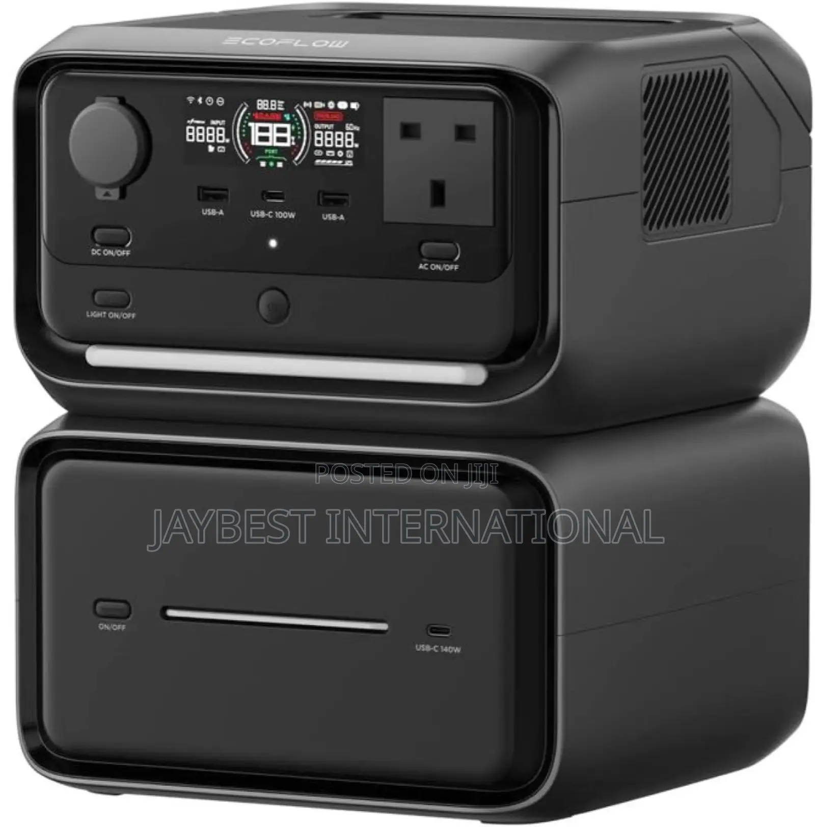 Ecoflow River 3 Max Portable Power Generator 572wh LFP Battery, 1200w