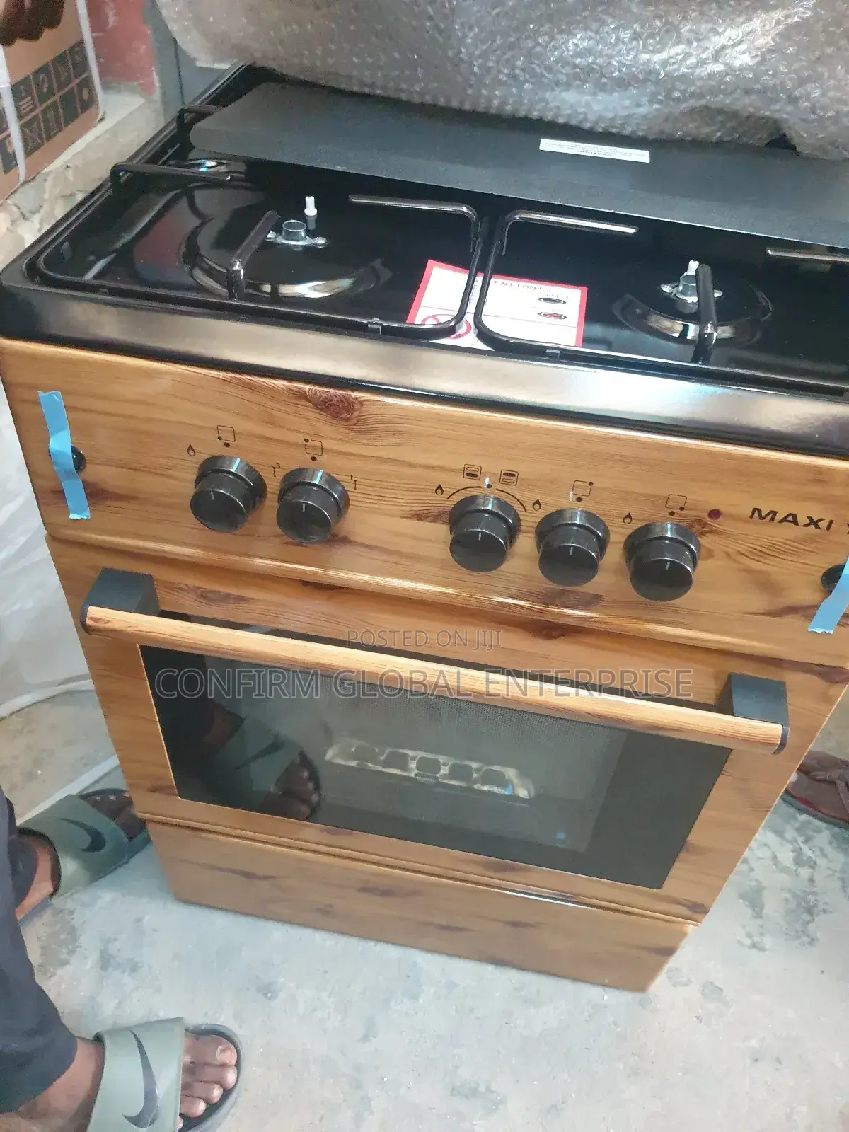 Original 60×60 Maxi Gas Cooker 3 Gas 1 Electric