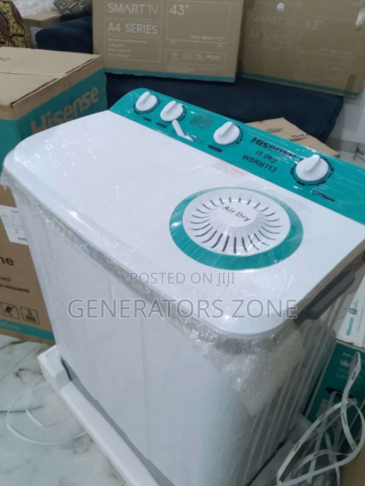 Hisense 11kg Twin Tub Washing Machine – Powerful Wash Spin