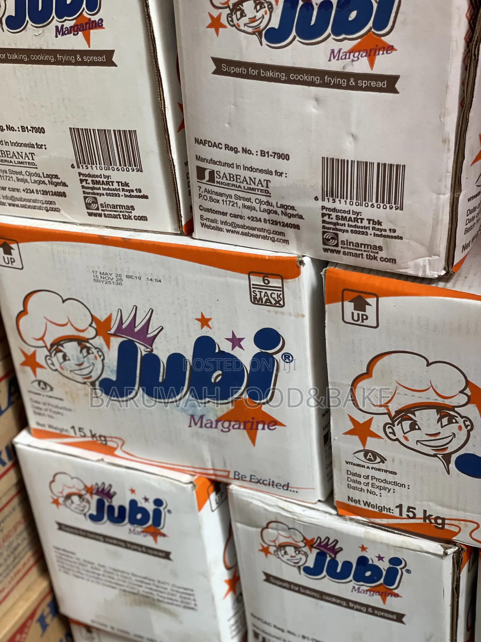 Jubi 15kg Butter