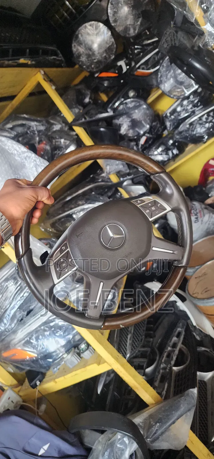 Ml350 2013 Complete Steering Wheel With Formica