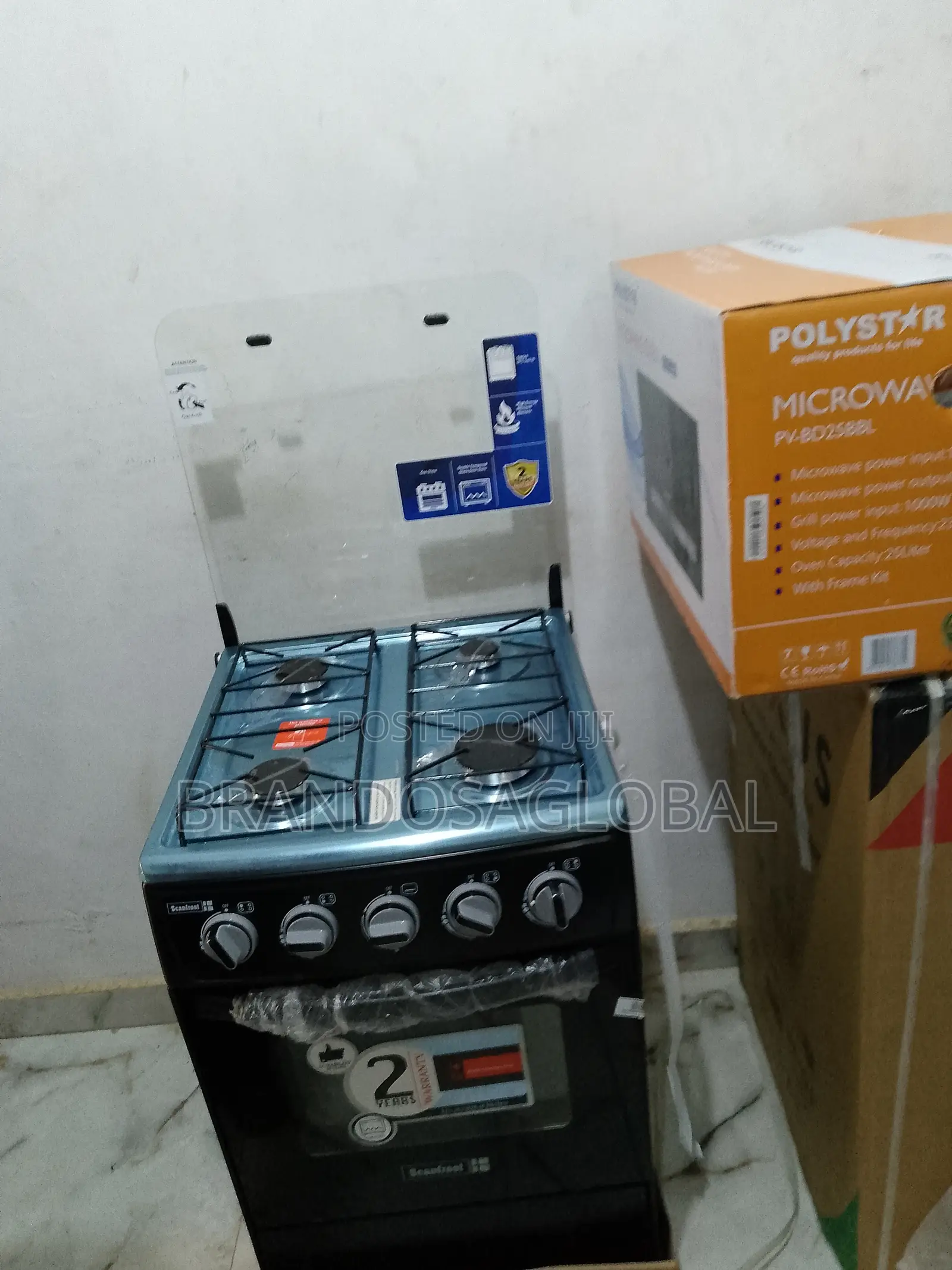 Scanfrost 50x50 Gas Cooker – Family-Sized Cooking