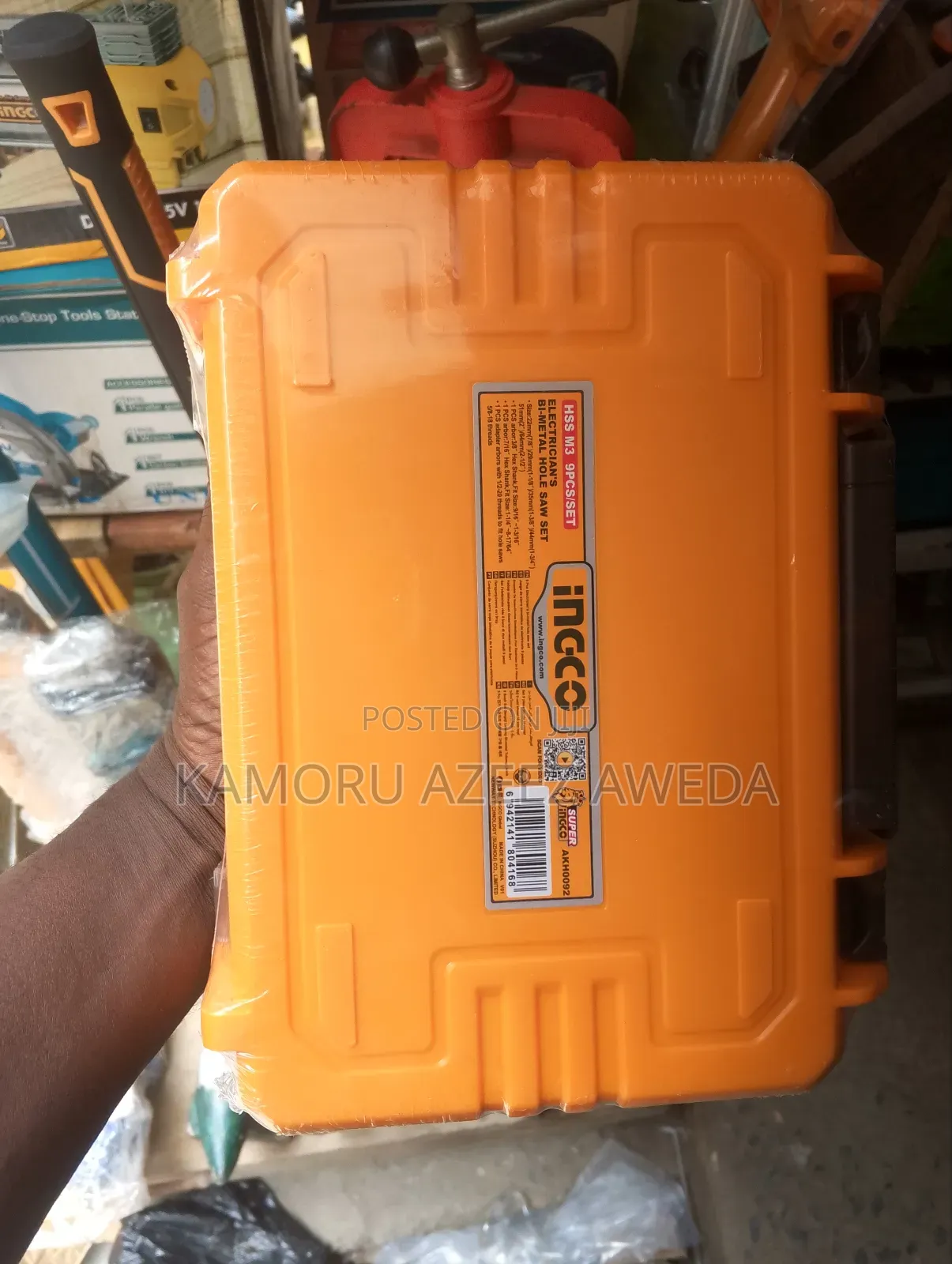 Ingco Bi- Meter Hole Saw Set 9pics