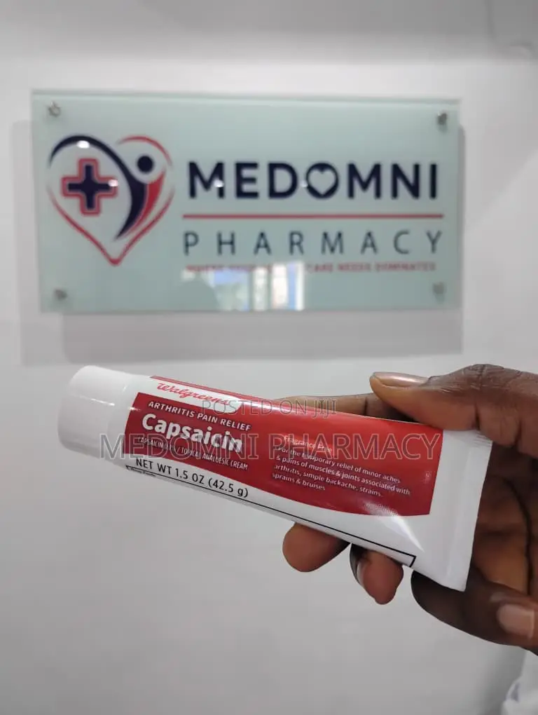 Walgreens Capsaicin Arthritis Pain Relief Cream Fragrance Free, 1.5 Oz