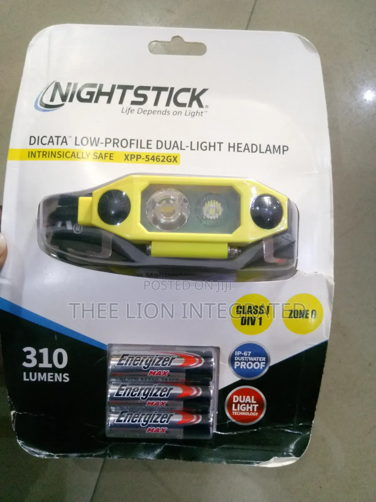 Nightstick Dicata Intrinsically Safe Low-profile Dual-light Headlamp