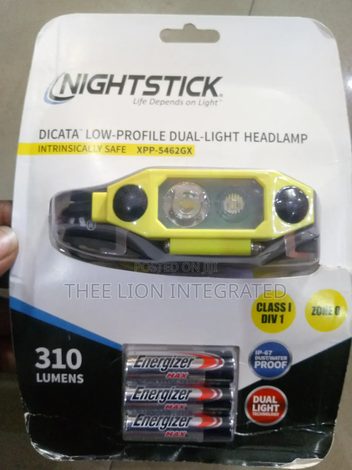 Nightstick Dicata Intrinsically Safe Low-profile Dual-light Headlamp