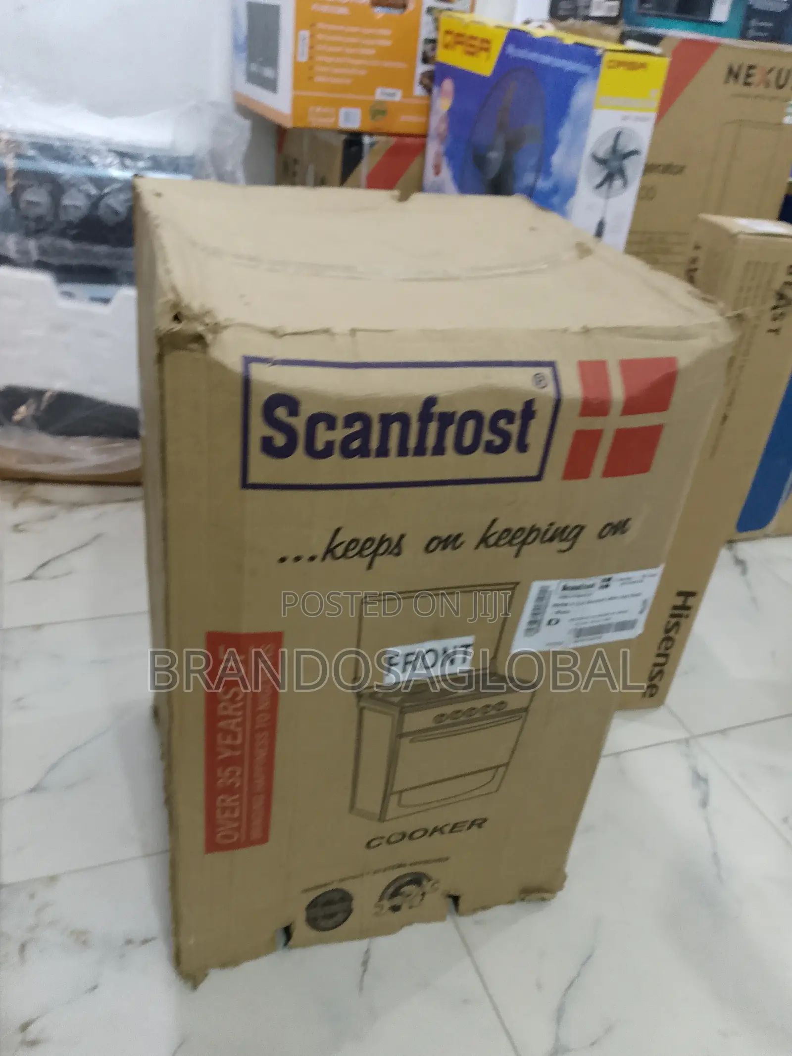 Scanfrost 4 Burner Gas Cooker With Top Performance