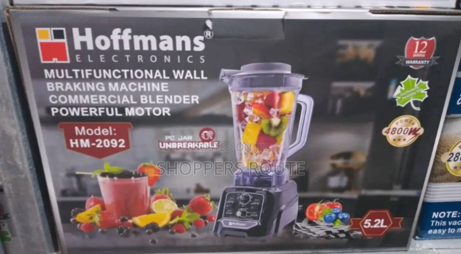 Hoffman's Multi Functional Commercial Blender Hm 2092