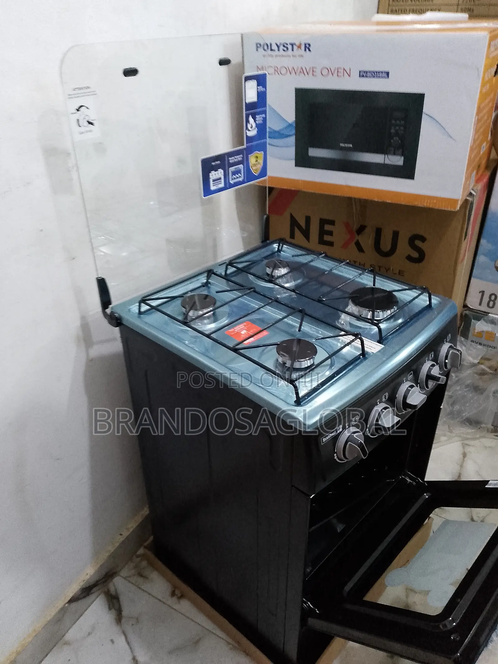 Scanfrost 4 Gas Burner With Oven – Original Product