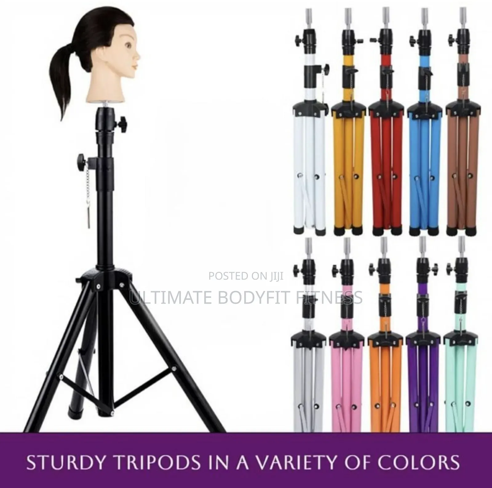 Brand New Wig Stand Tripod Adjustable Mannequin Head Tripod
