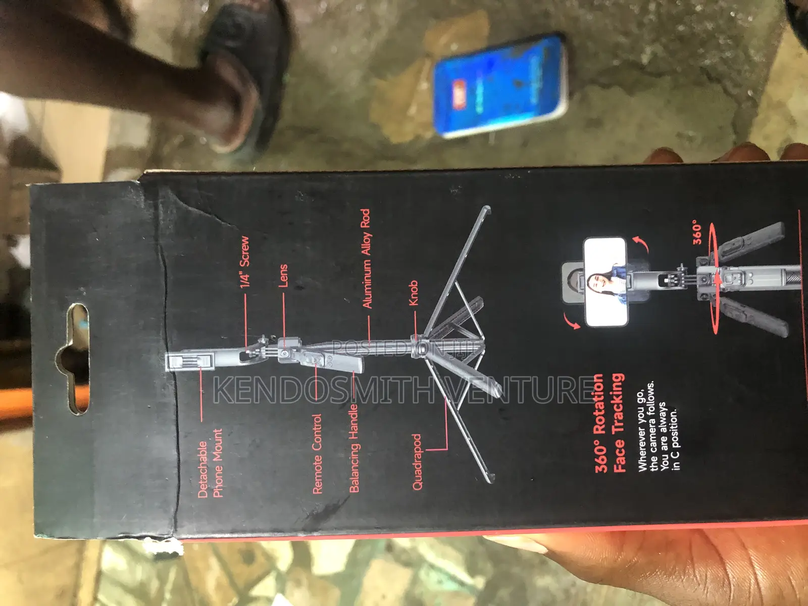 Ai Face Tracking Quadrapod Gimbal