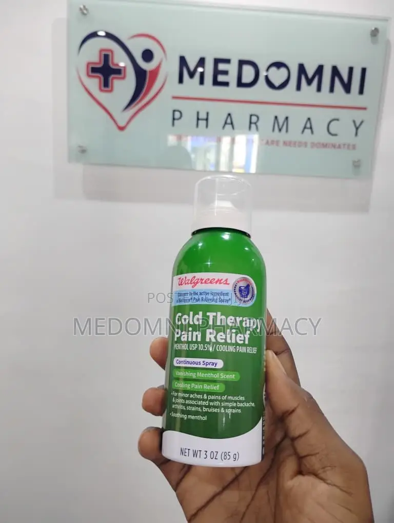 Walgreens Cold Therapy Pain Relief Continuous Spray Menthol, 3.0 Oz