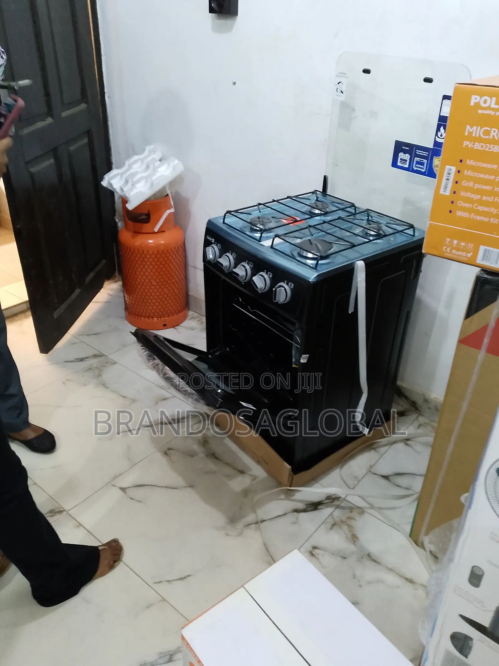 Scanfrost Cooker With Enamel Pan Support – 50x50