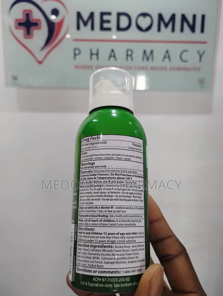 Walgreens Cold Therapy Pain Relief Continuous Spray Menthol, 3.0 Oz