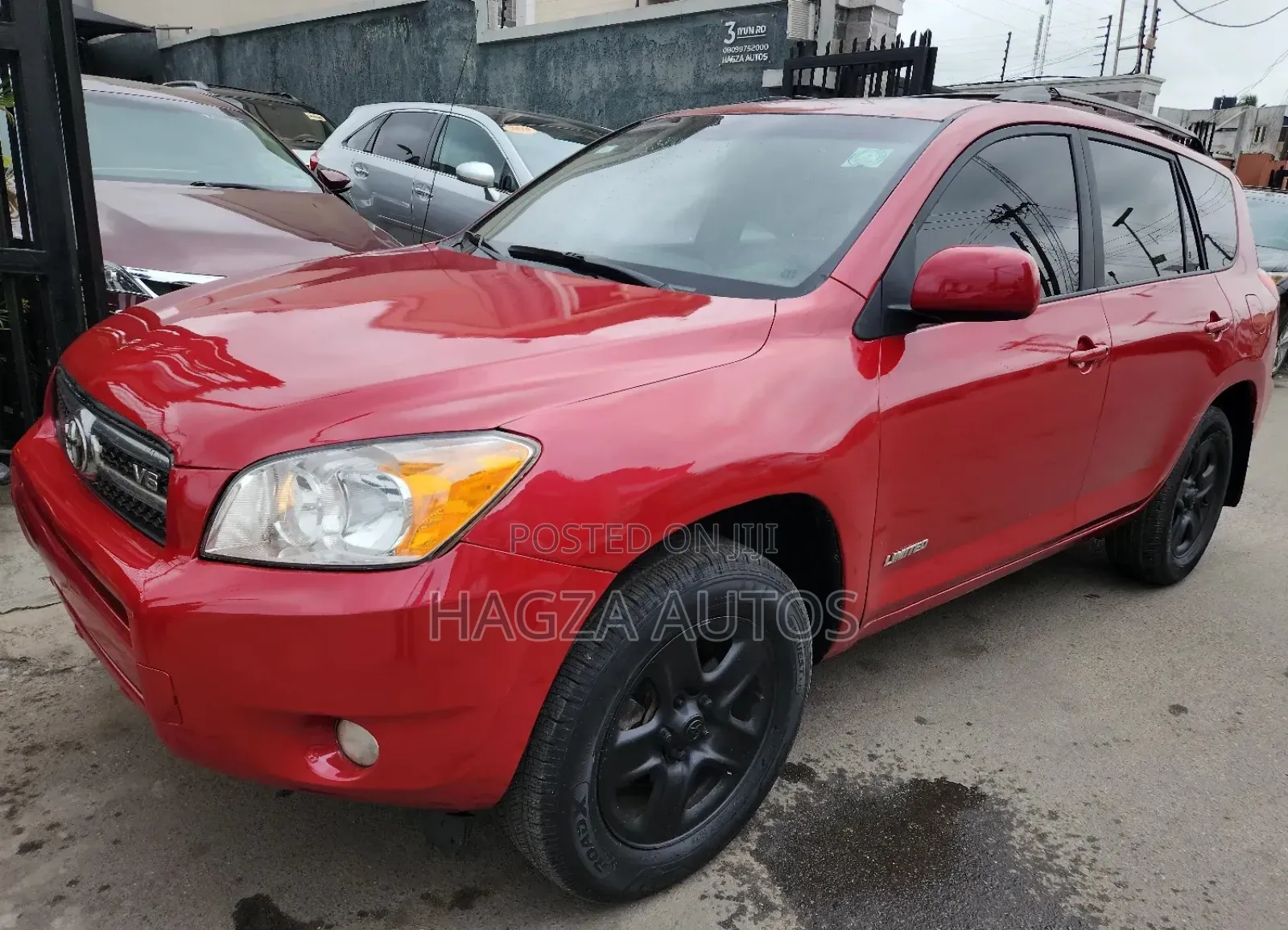 Toyota RAV4 Limited V6 4x4 2007 Red