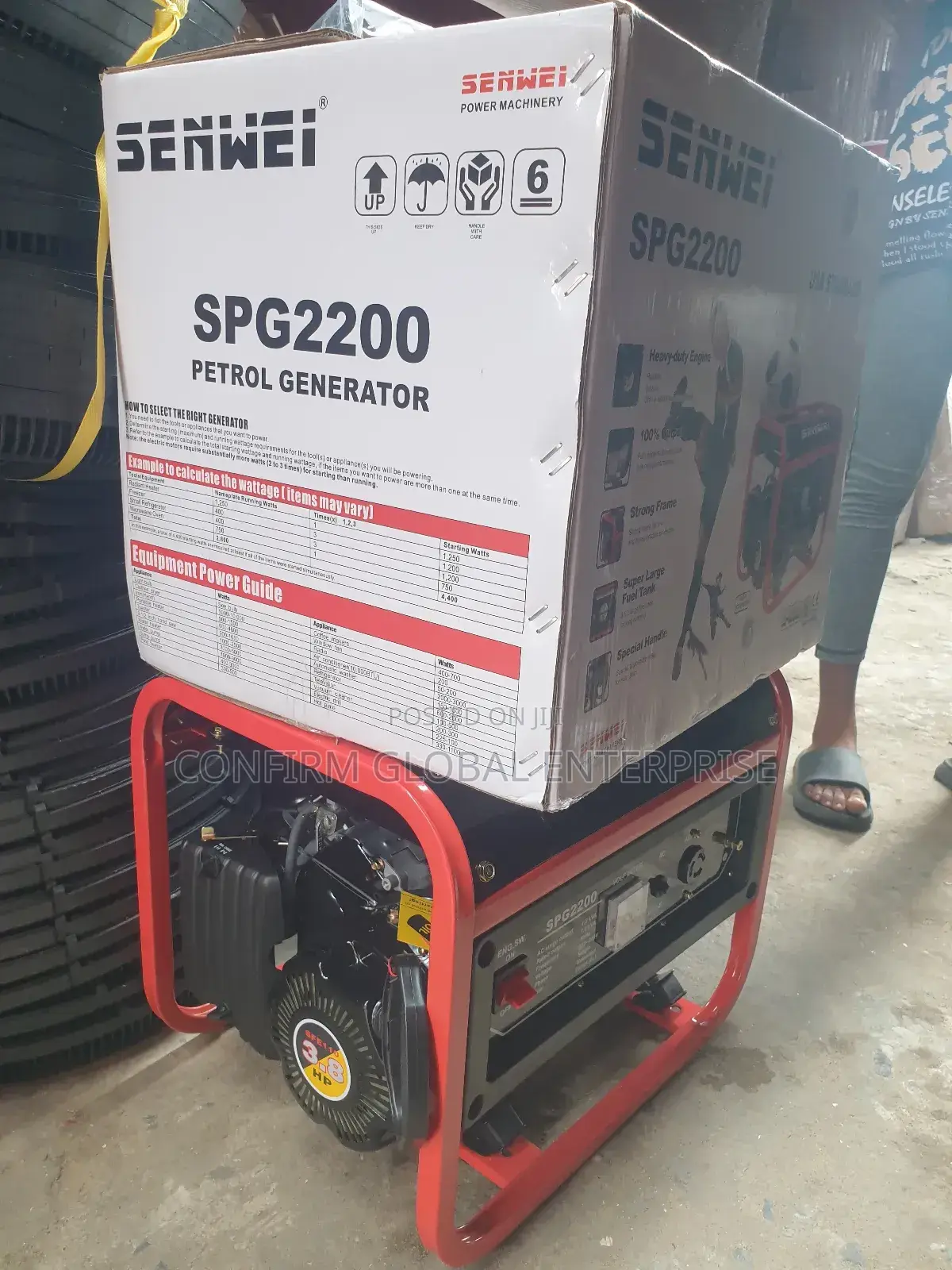 Brand New Senwie Generator Spg2200