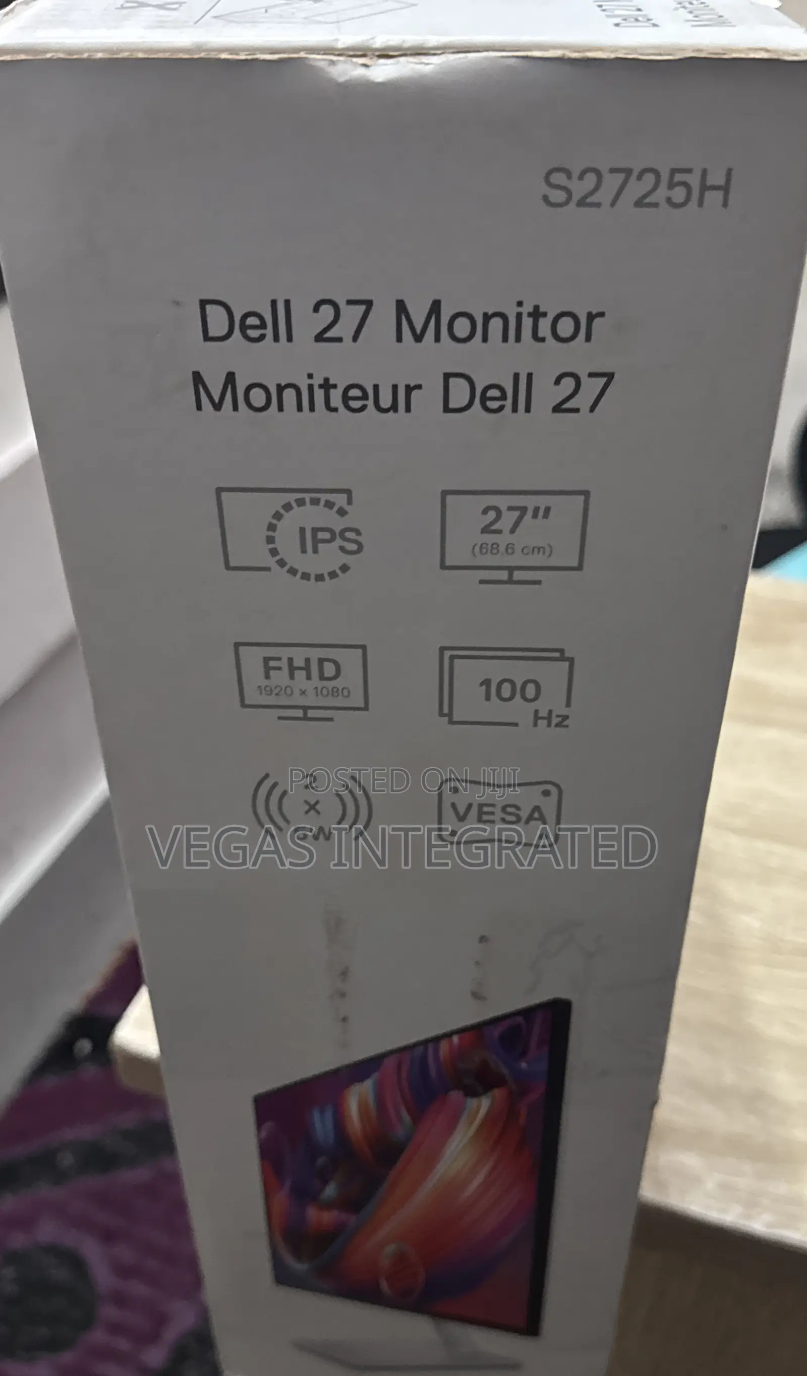 Dell S2725h 27 Inch Full Hd 100hz Ips Monitor With Built-in Speakers