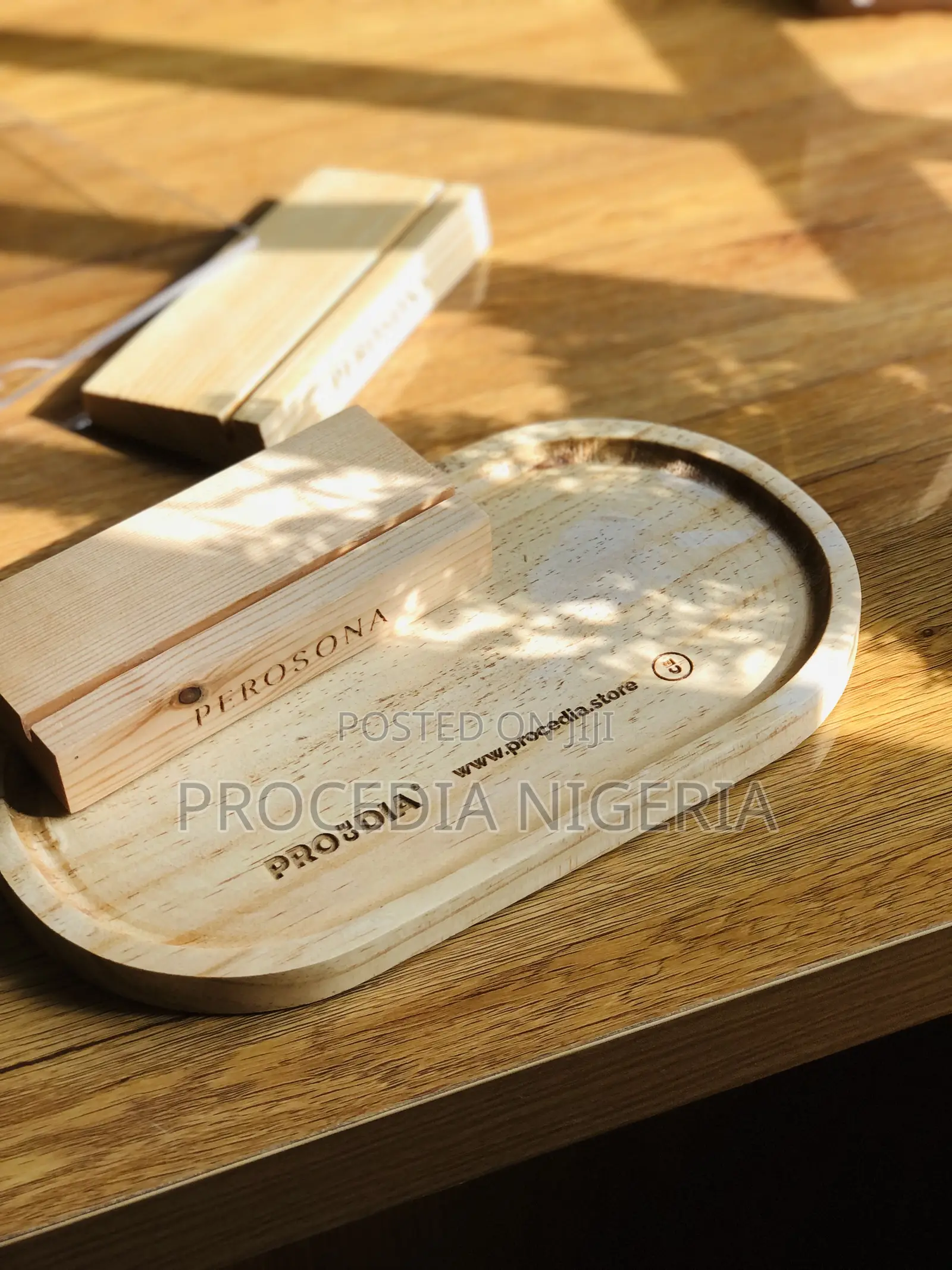 Multipurpose Wooden Plate/Tray - Eco-Friendly