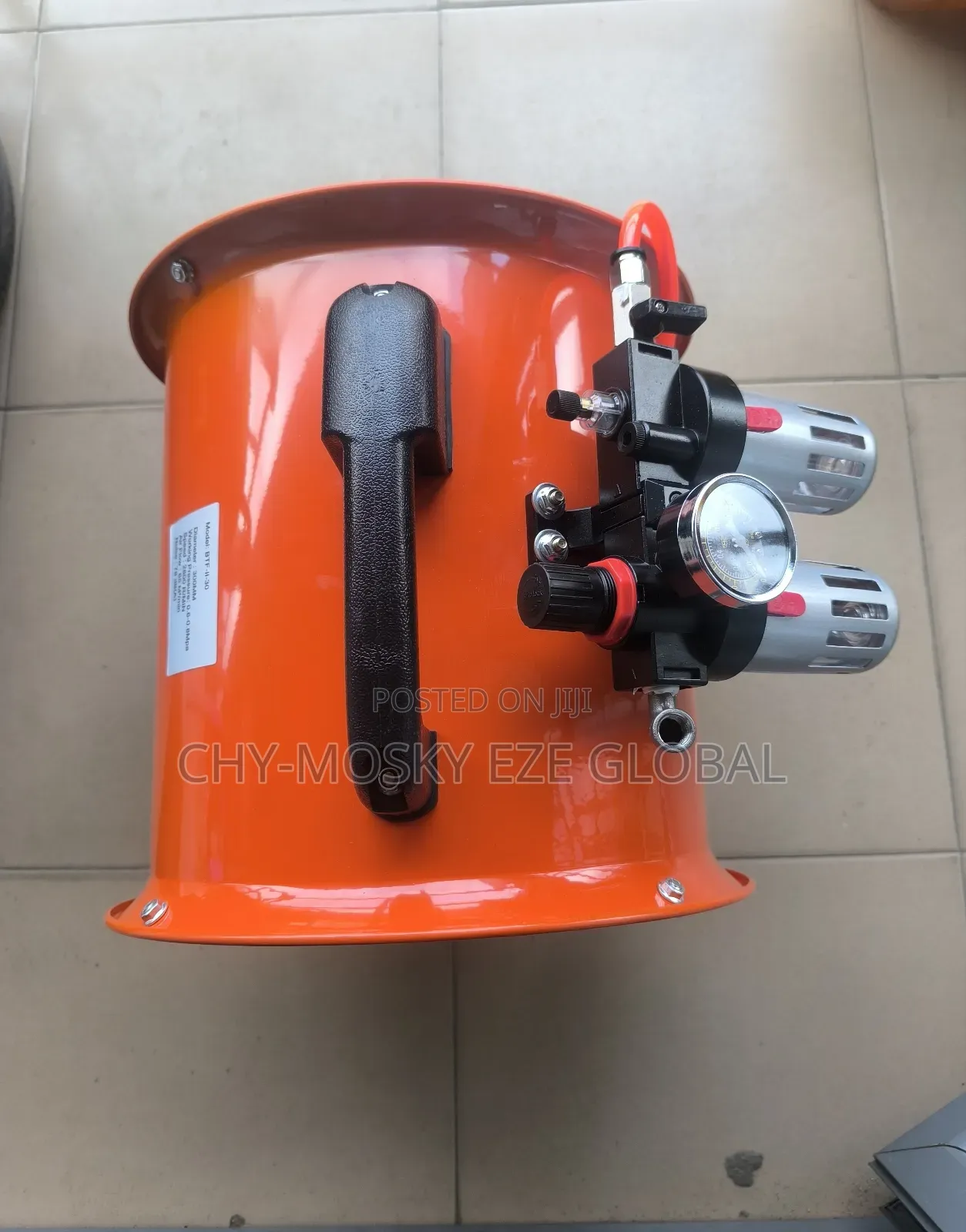 12" Pneumatic/Air Ventilator Fan
