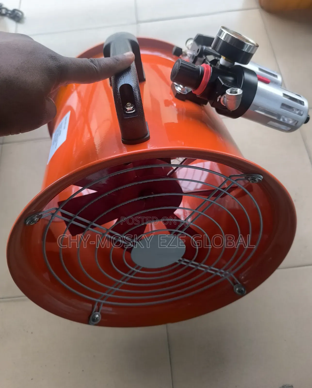 12" Pneumatic/Air Ventilator Fan