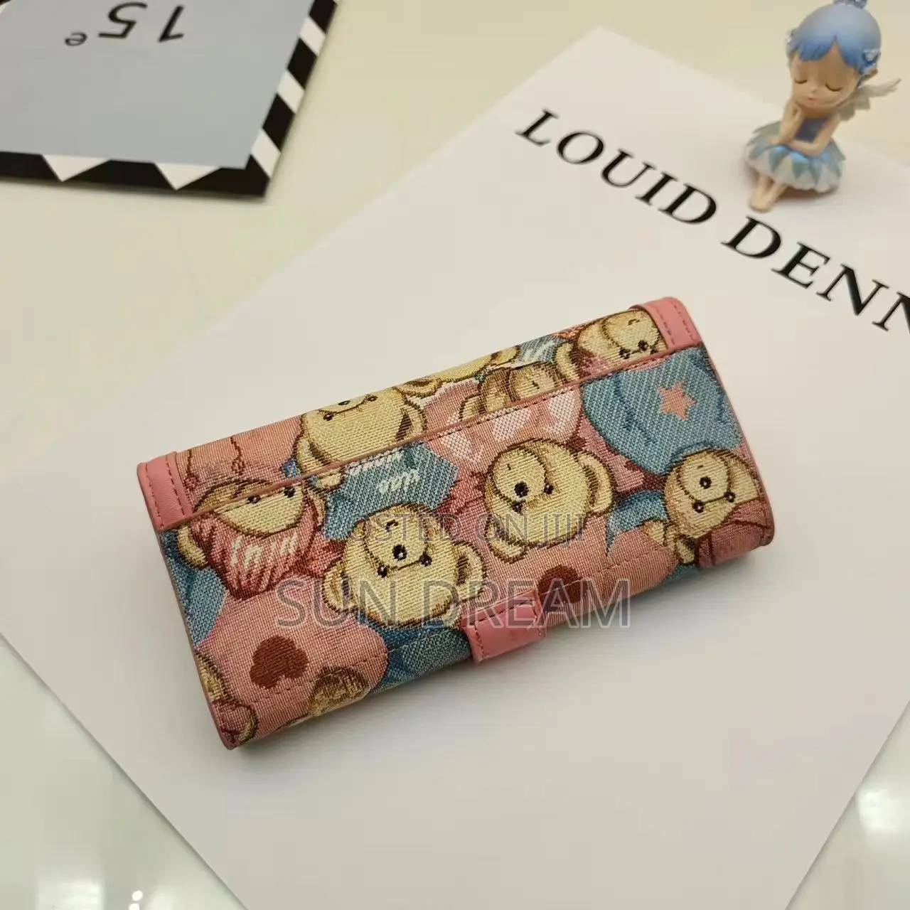 Woman Bear Purse Lady Wallet Small Hand Bag Card Bag