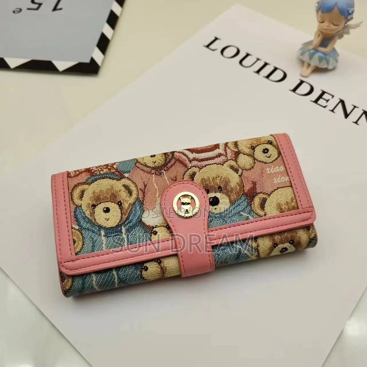 Woman Bear Purse Lady Wallet Small Hand Bag Card Bag