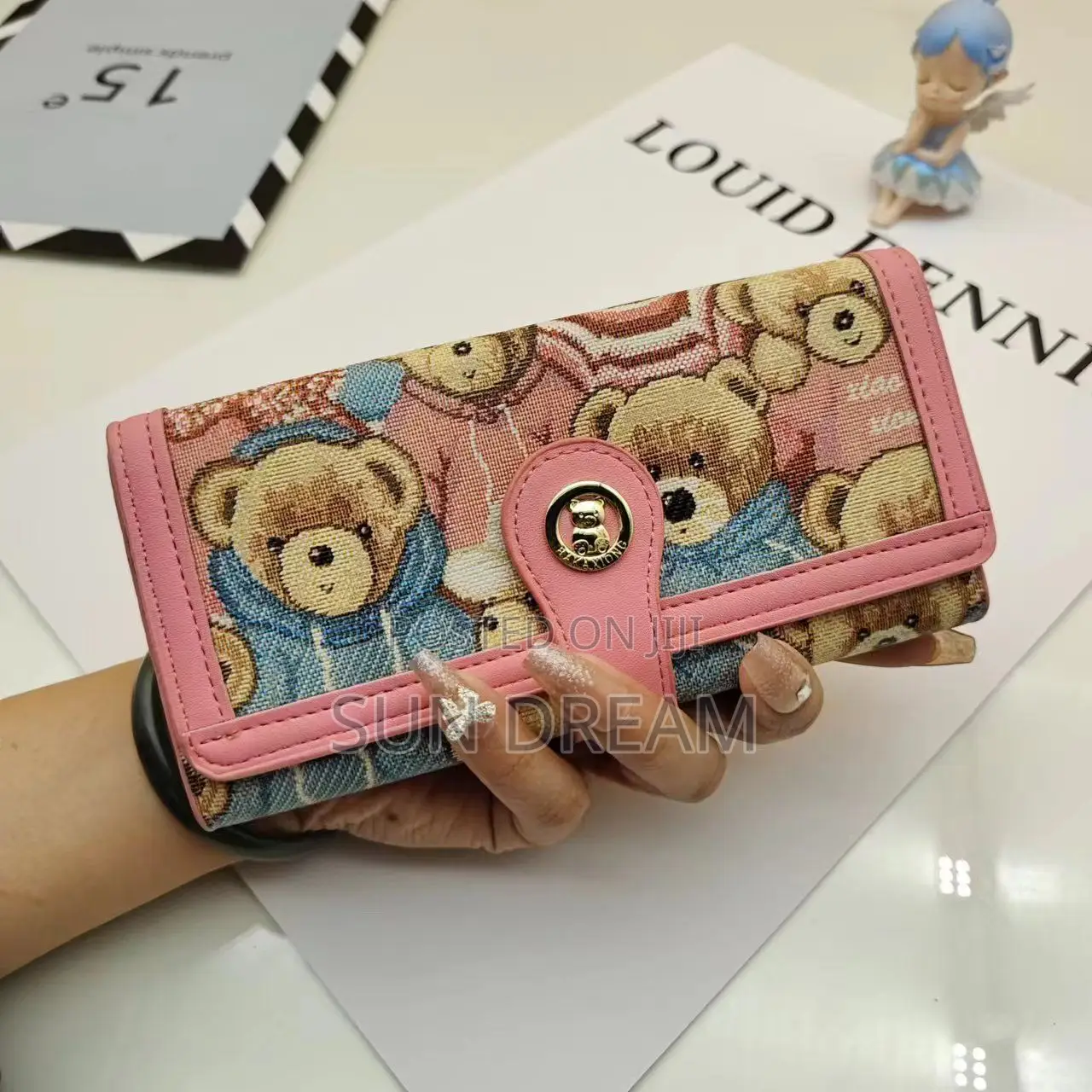 Woman Bear Purse Lady Wallet Small Hand Bag Card Bag
