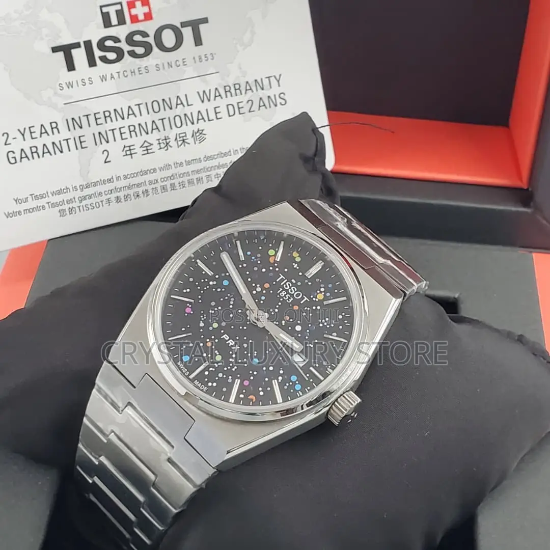 Tissot Quality Luxury Men Chain Strap Wristwatch