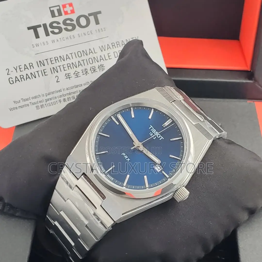 Tissot Quality Luxury Men Chain Strap Wristwatch