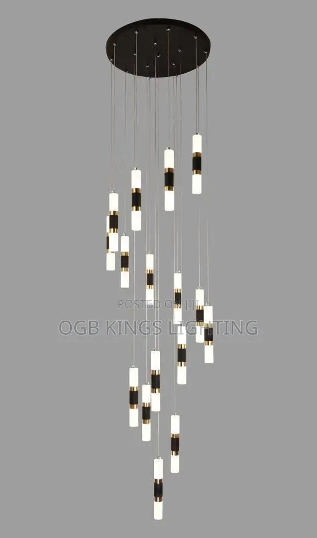 Led Pendantlamp Dual Light Sources Shine Up and Down Droplight Fixture