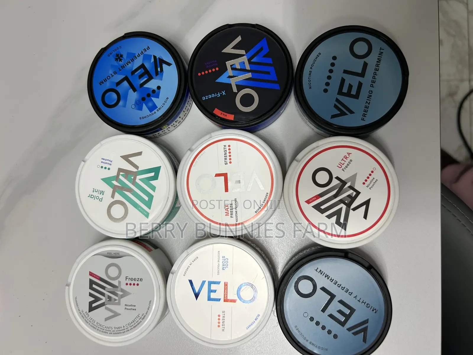 Veloo Snuss Mighty Mint Storm Pepper Mint Pouches Nicotine