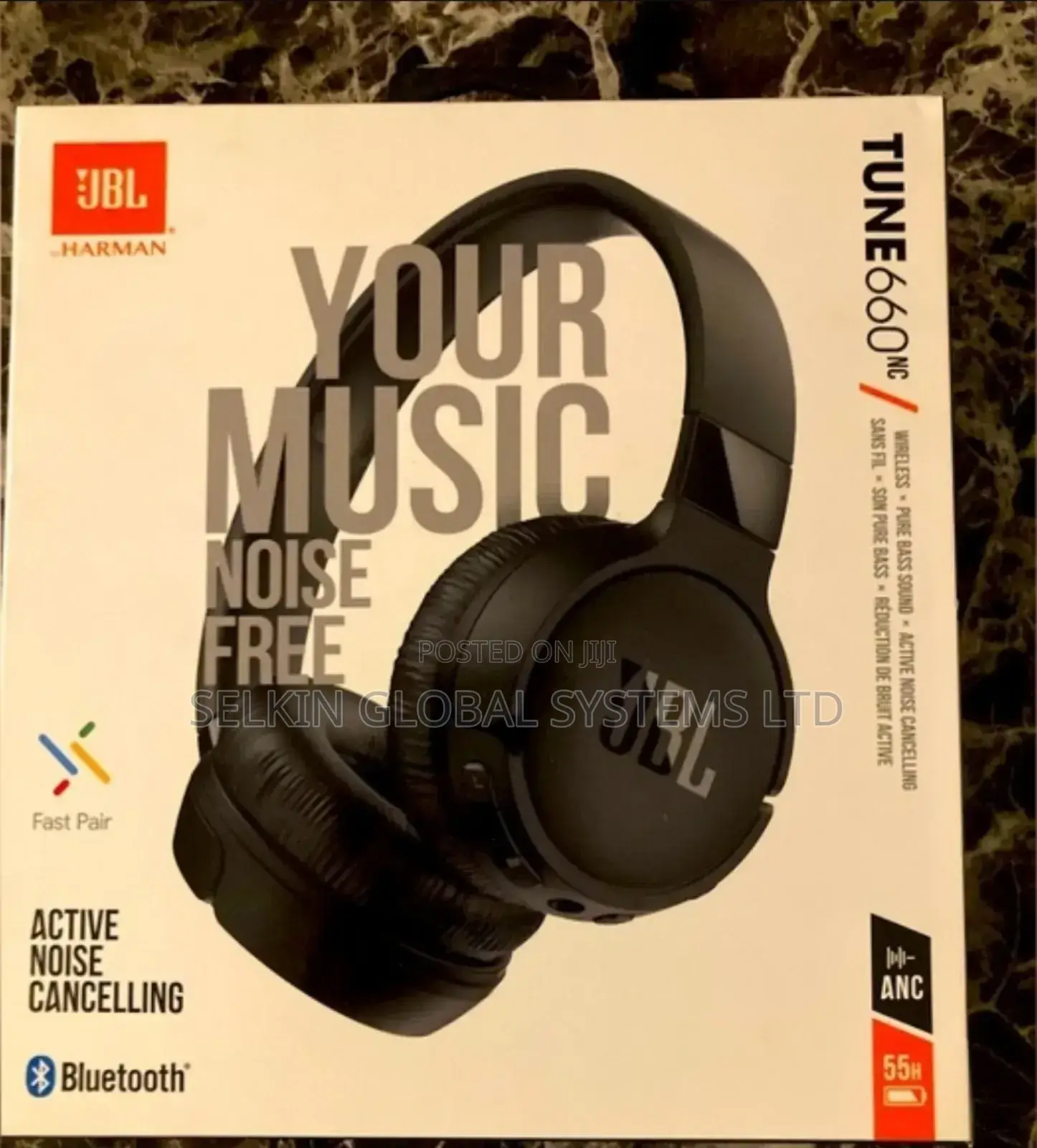 JBL Tune 660nc Bluetooth Wireless Headset With Noise Cancellation