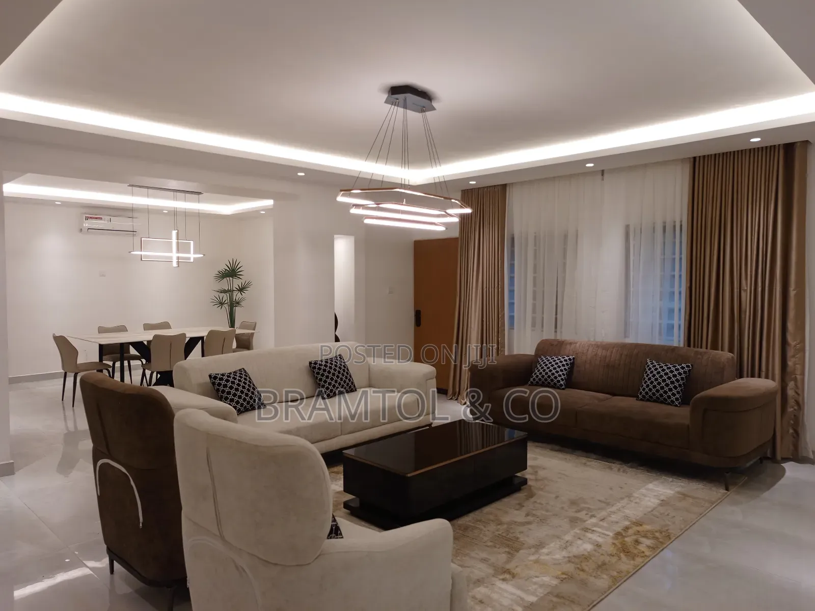 Furnished 3bdrm Apartment in With Bq, Wuse 2 for rent