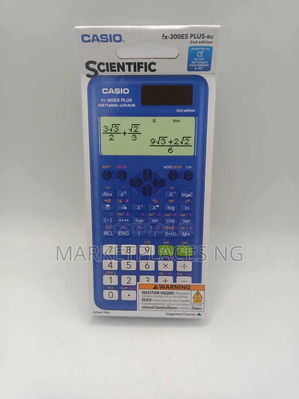 Casio Fx-300es Plus 2nd Edition – Standard Scientific Calculator