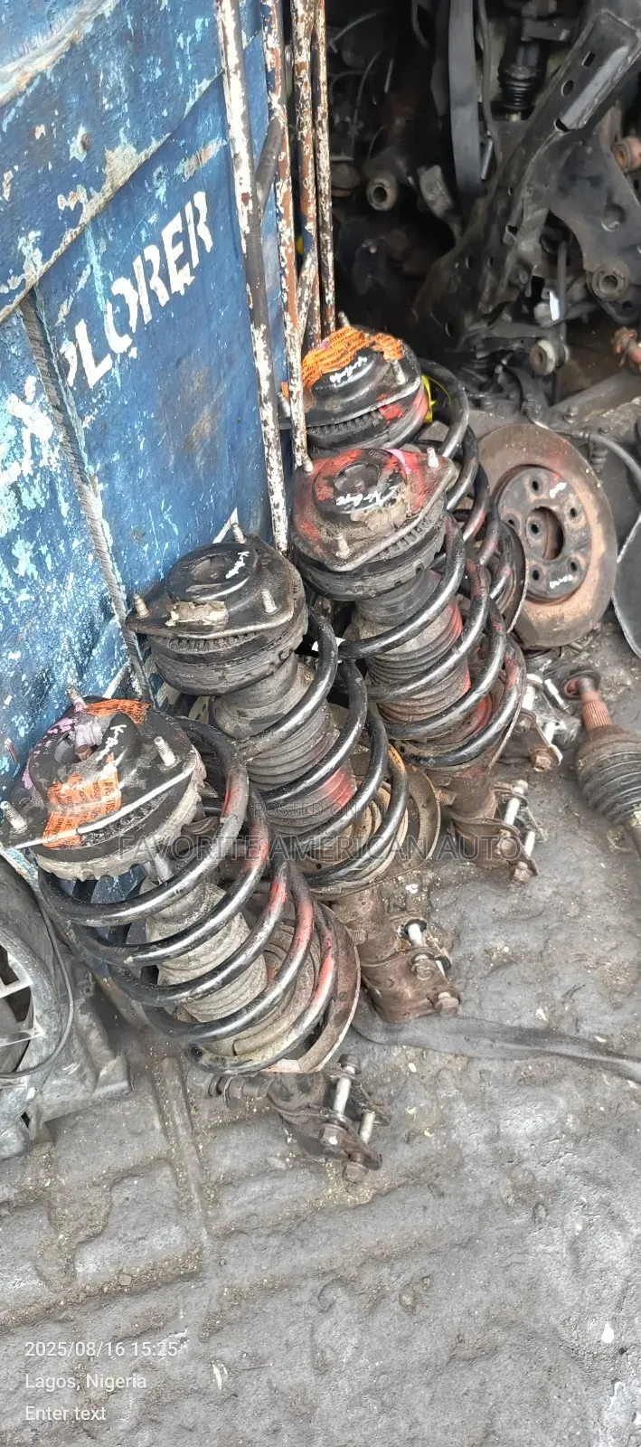Front Shocks Dodge Caravan 2010 Model