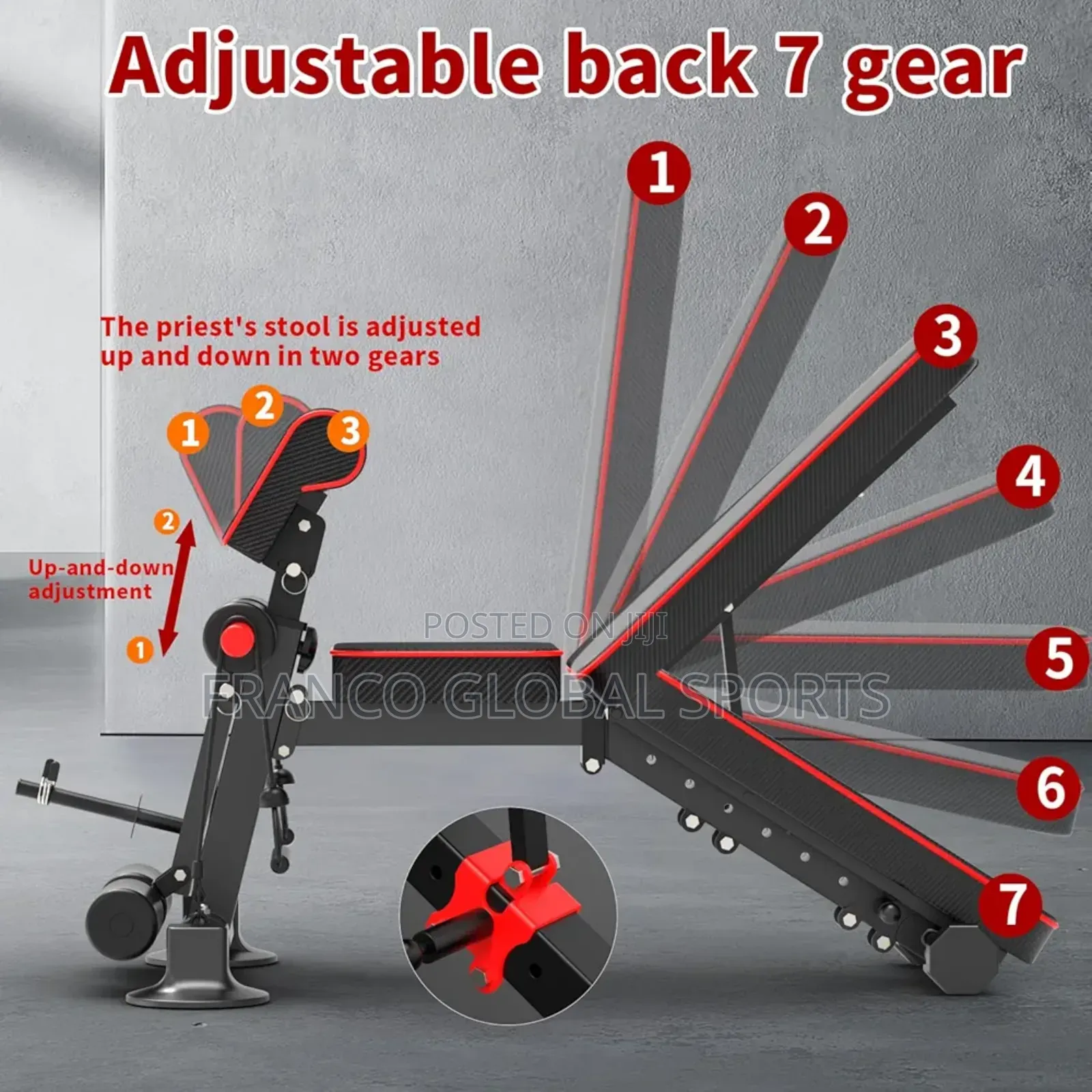 Adjustable Weight Bench for Full Body Workout