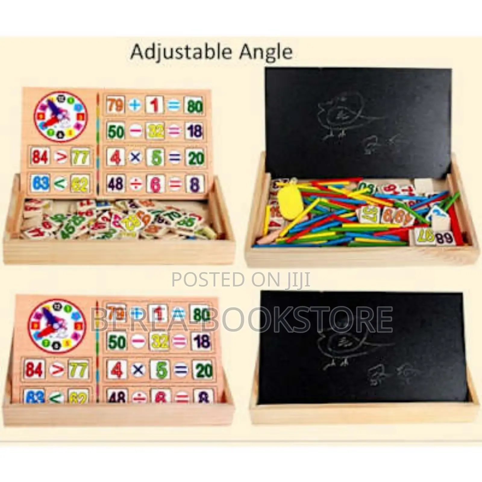 Multifunction Wooden Math Kid Toy Montessori