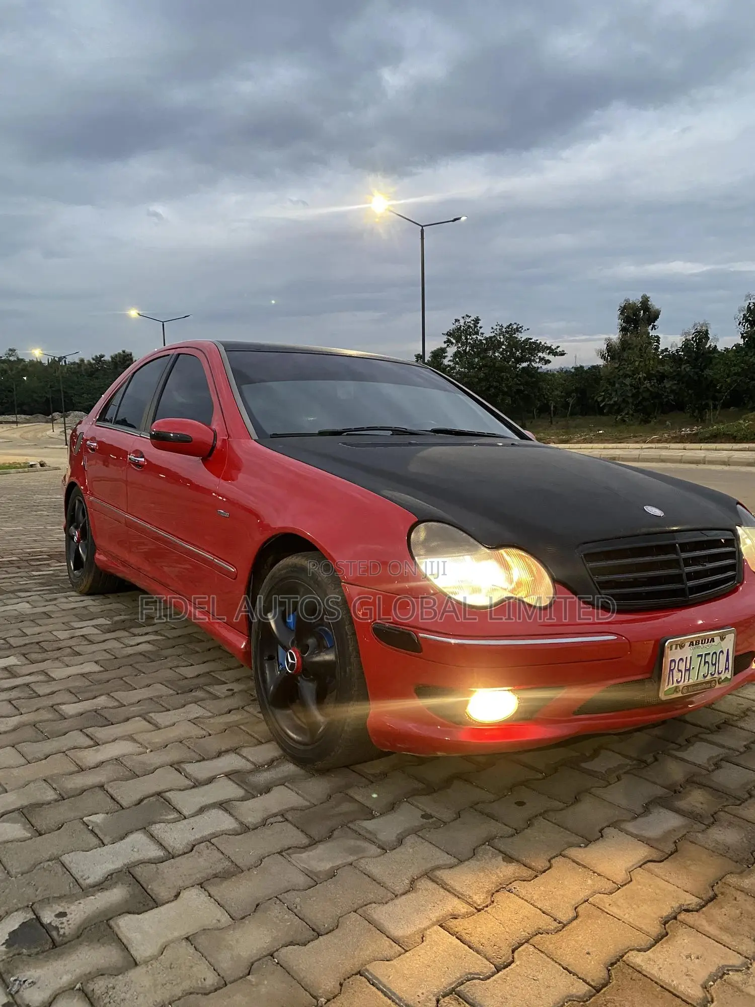 Mercedes-Benz C230 2006 Red