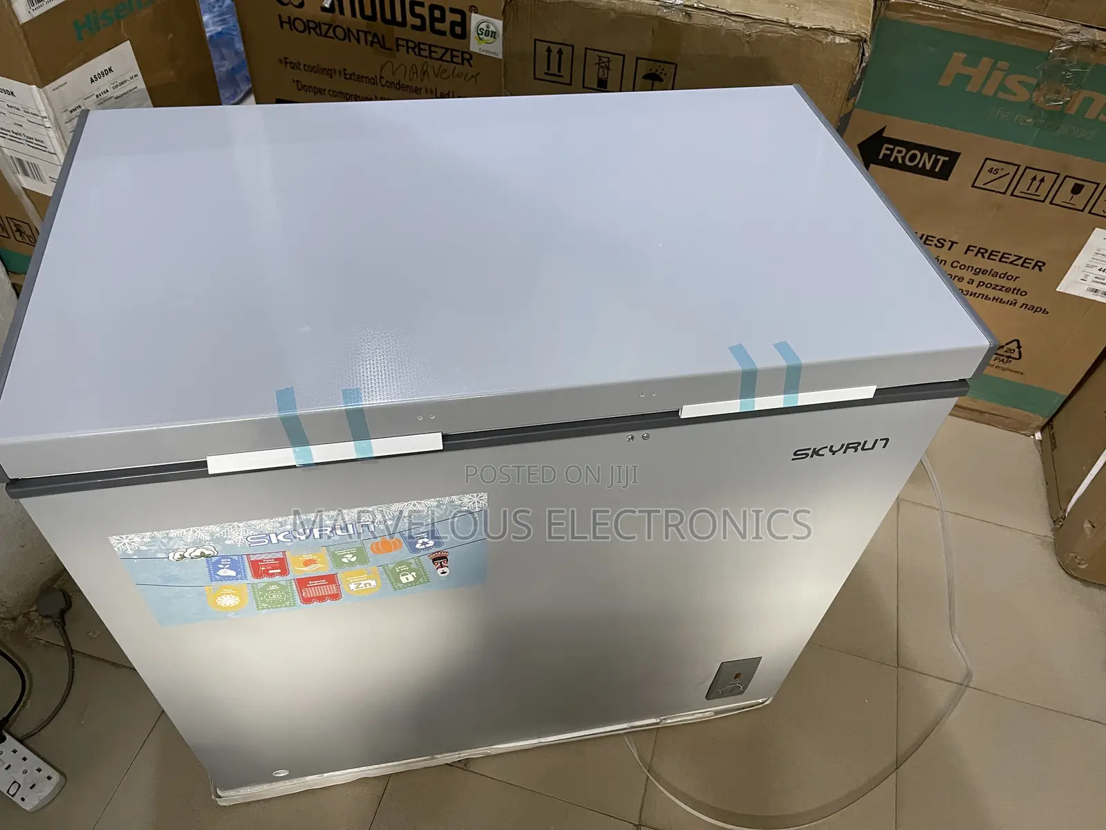 Brand New Super Fast Cooling Full Coper Engine Skyrun 300litterfrezer