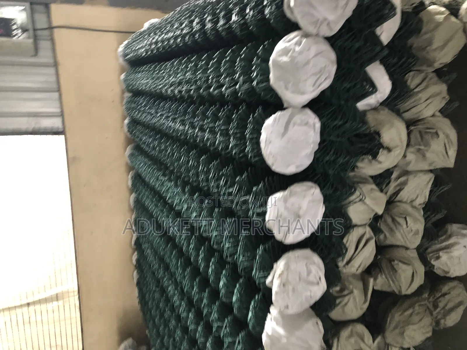 Rubber Coated Chain Link 8ft by 12m