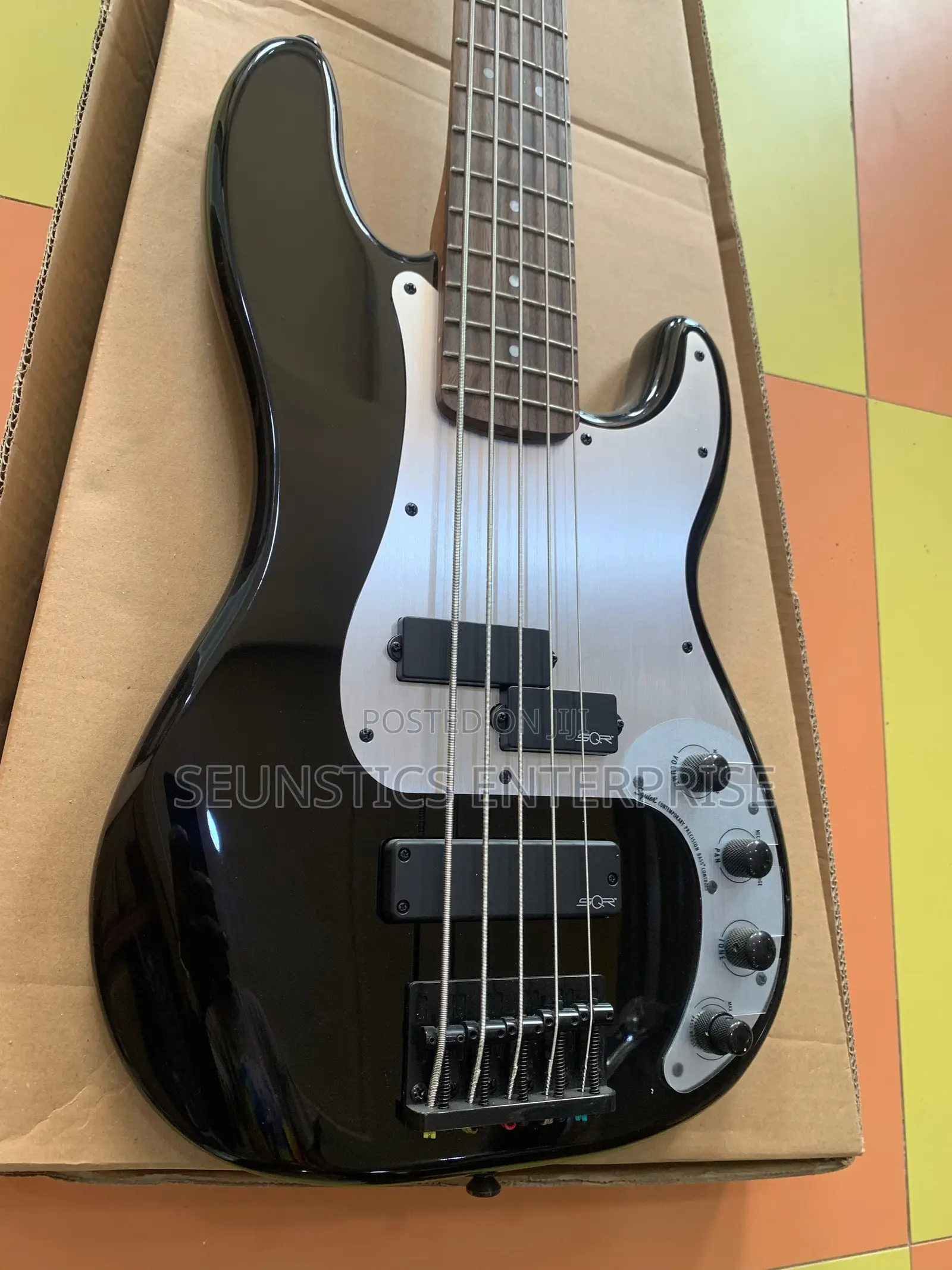 Quality Squier by Fender Active Precision Bass Guitar