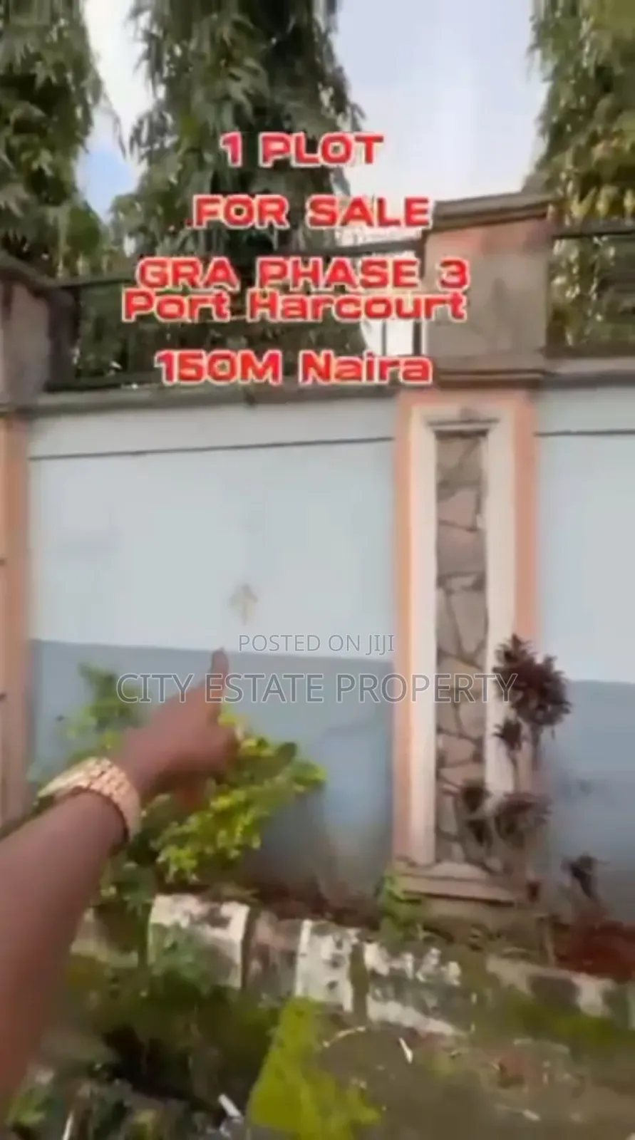 One Plot for Sale at Gra Tombia Ext. Ph