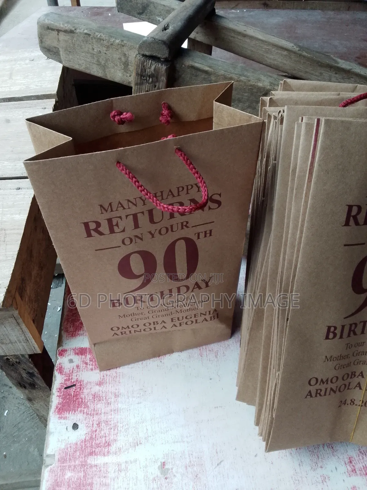 A4 Customize Brown Paper Bag