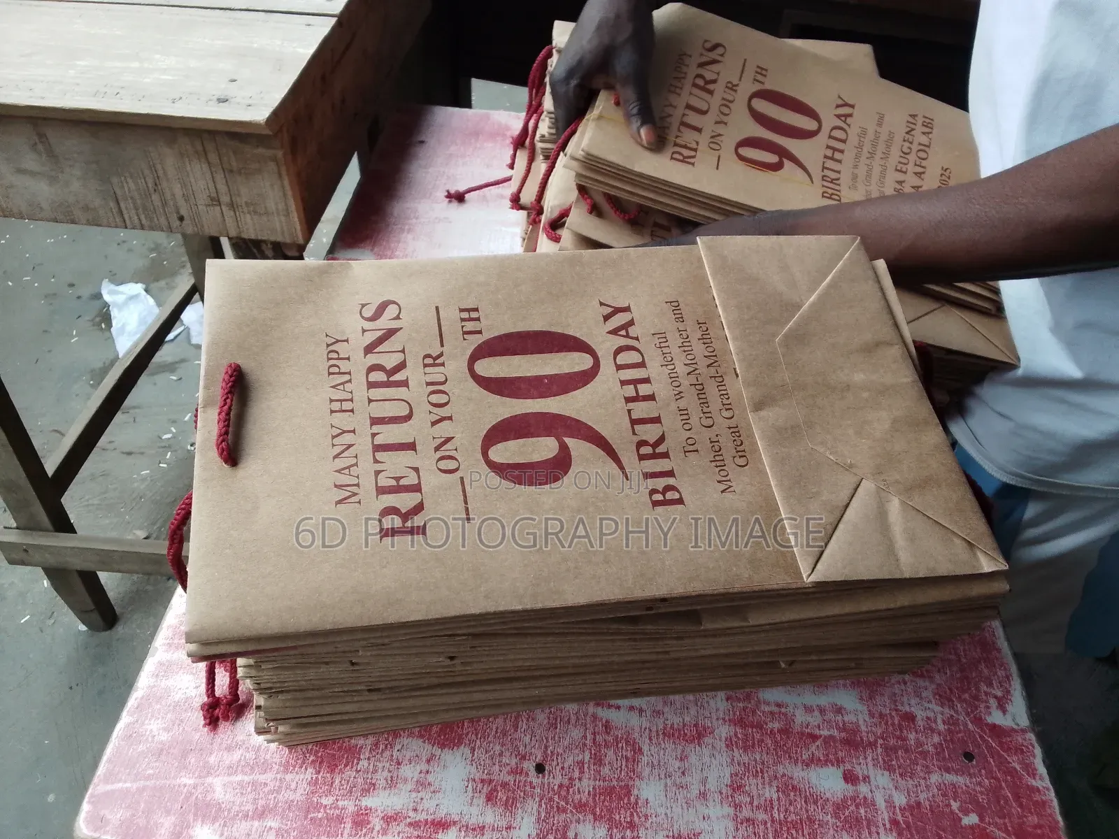 A4 Customize Brown Paper Bag