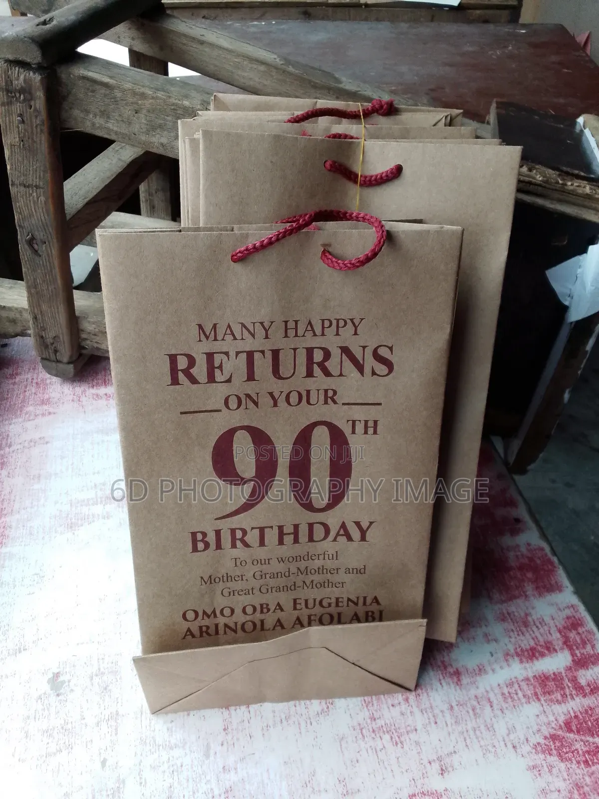 A4 Customize Brown Paper Bag