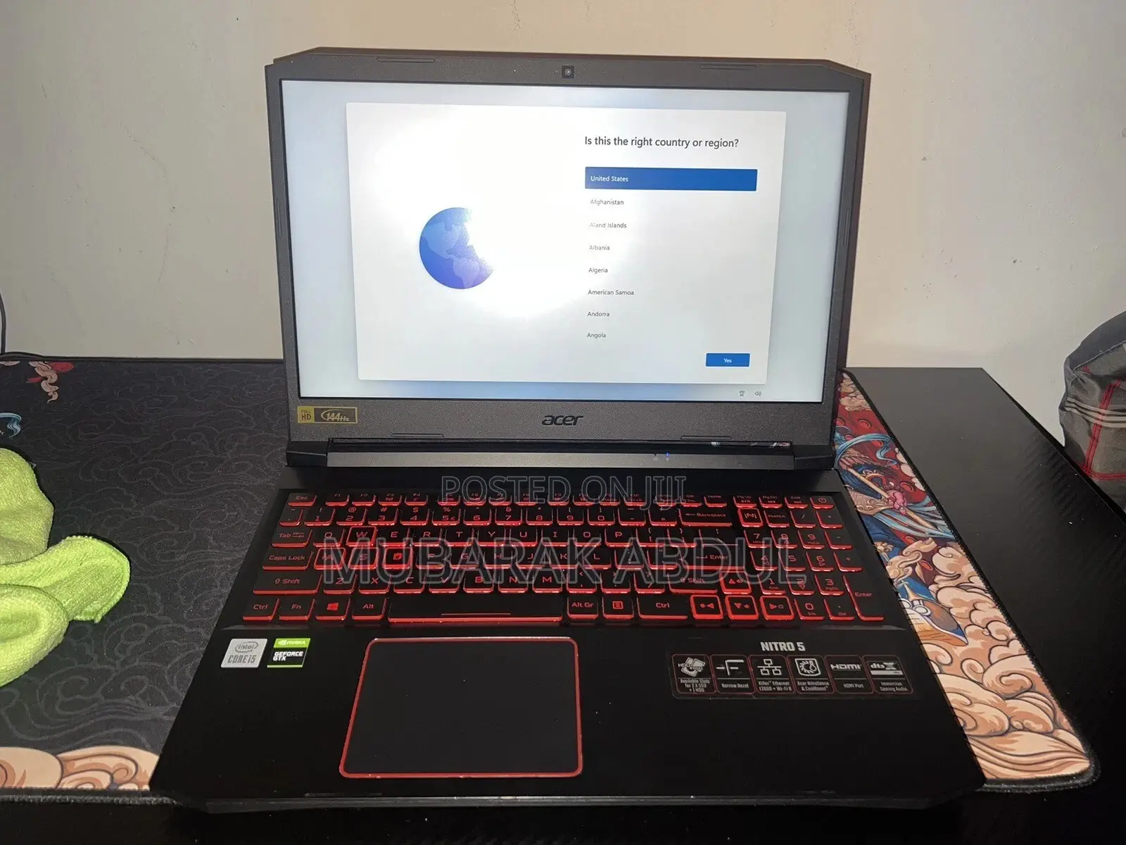 Laptop Acer Nitro 5 32GB Nvidia SSD 512GB