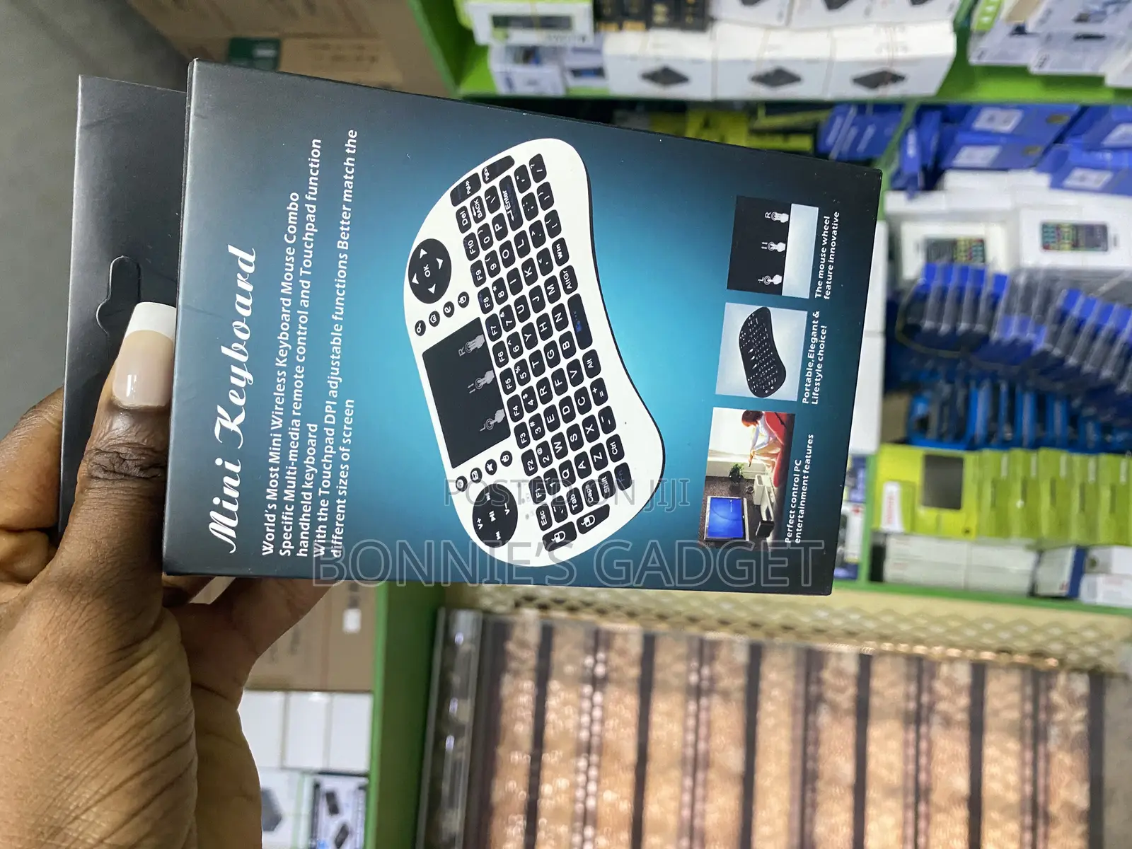 World's Most Mini Wireless Keyboard Mouse Combo".