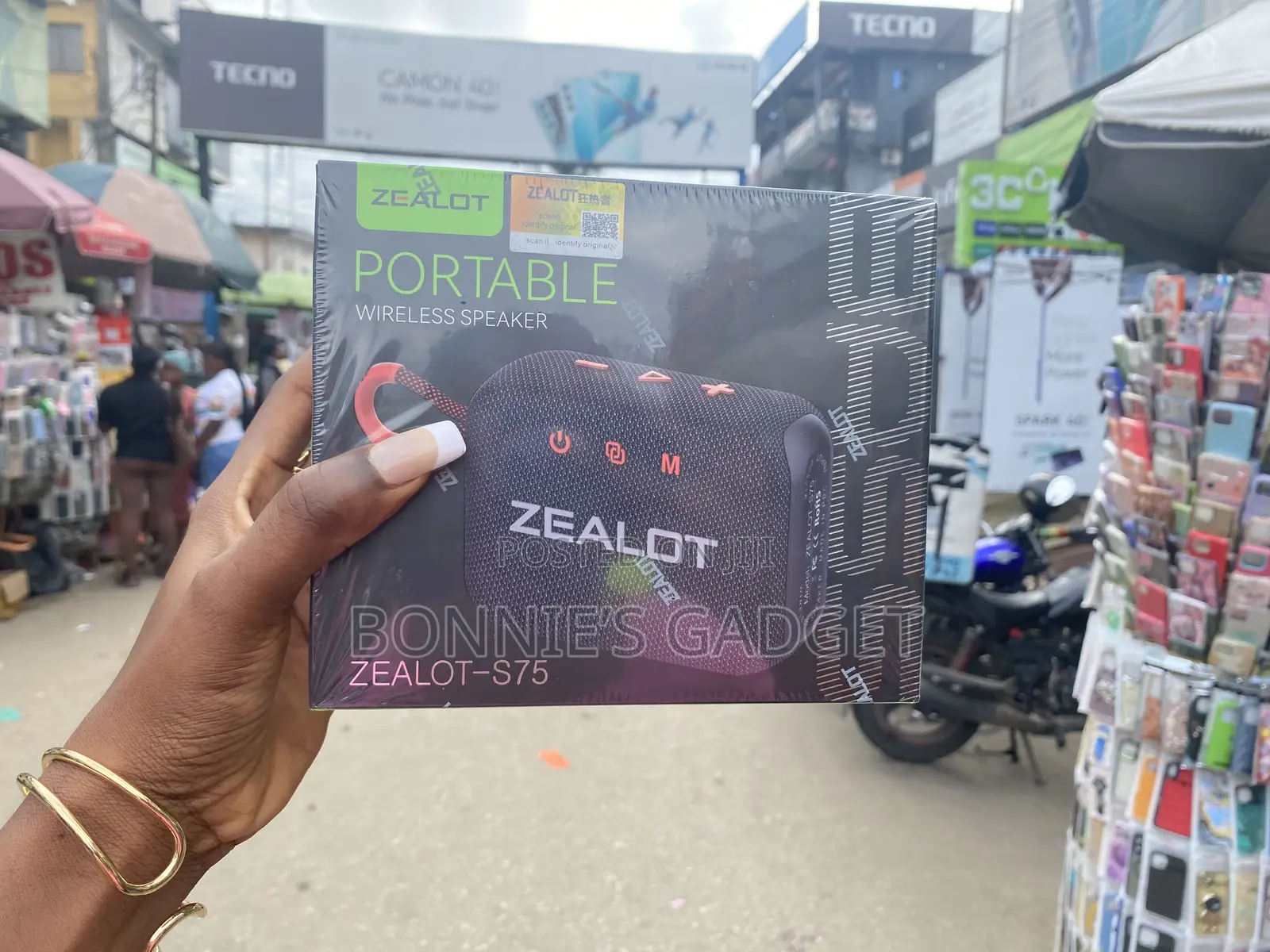 Zealot S75 Portable Wireless Speaker.